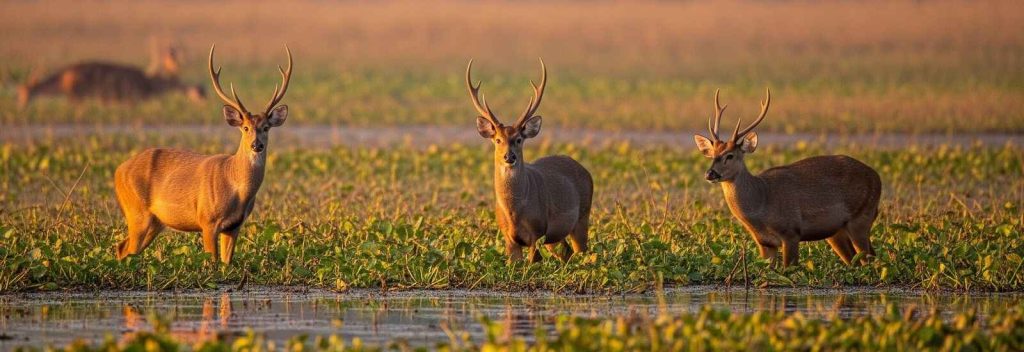 swamp deer in katarniaghat