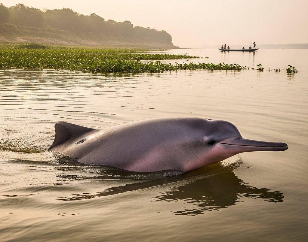 dolphin in katarniaghat