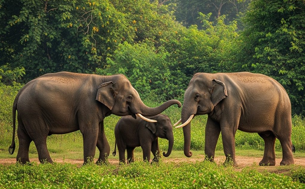 elephants in katarniaghat
